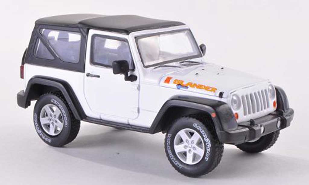 Jeep Wrangler 1/43 Greenlight Islander Edition wit 2012 modelauto