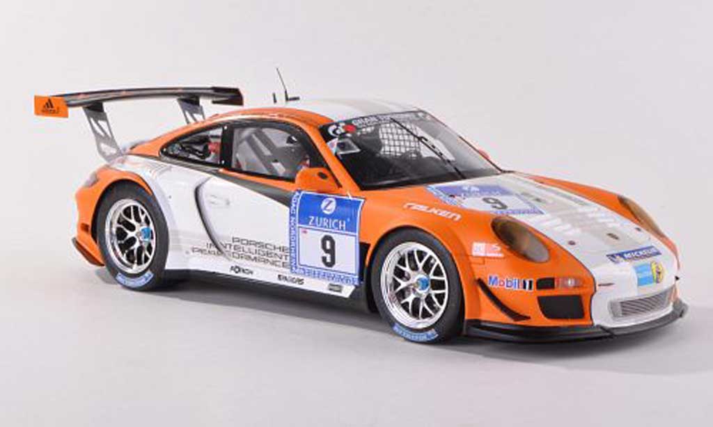 Porsche 997 GT3 1/18 Spark GT3 R hybrid No.9 Nurburgring Bergmeister/Holzer/Lietz/Ragginger 2010 modelauto