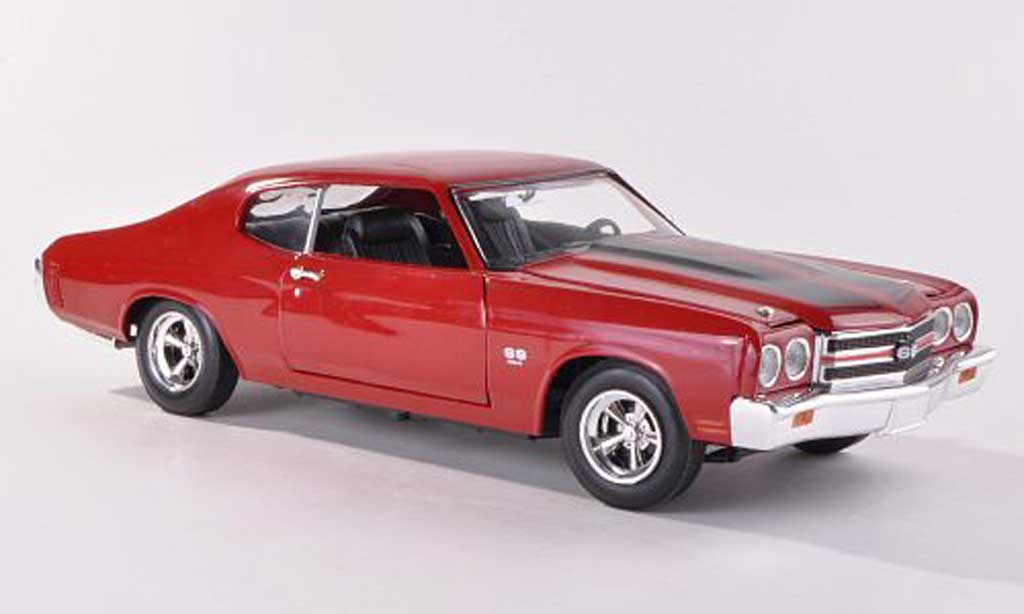 Chevrolet SS 1970 1/18 Johnny Lightning rood/zwart Fast & Furios 4 modelauto