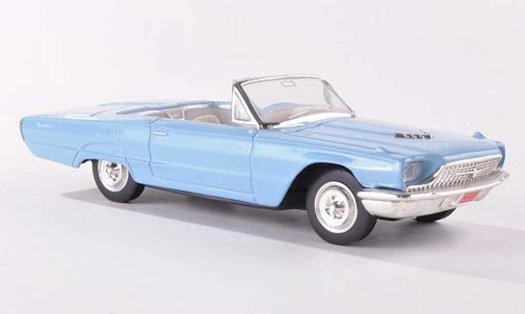 Ford Thunderbird 1966 1/43 Yat Ming 1966 blauw modelauto