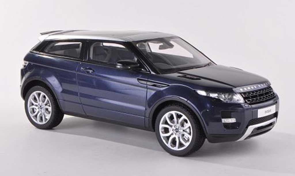 Range Rover Evoque 1/18 Century Dragon blauw RHD 3-Turer 2012 modelauto