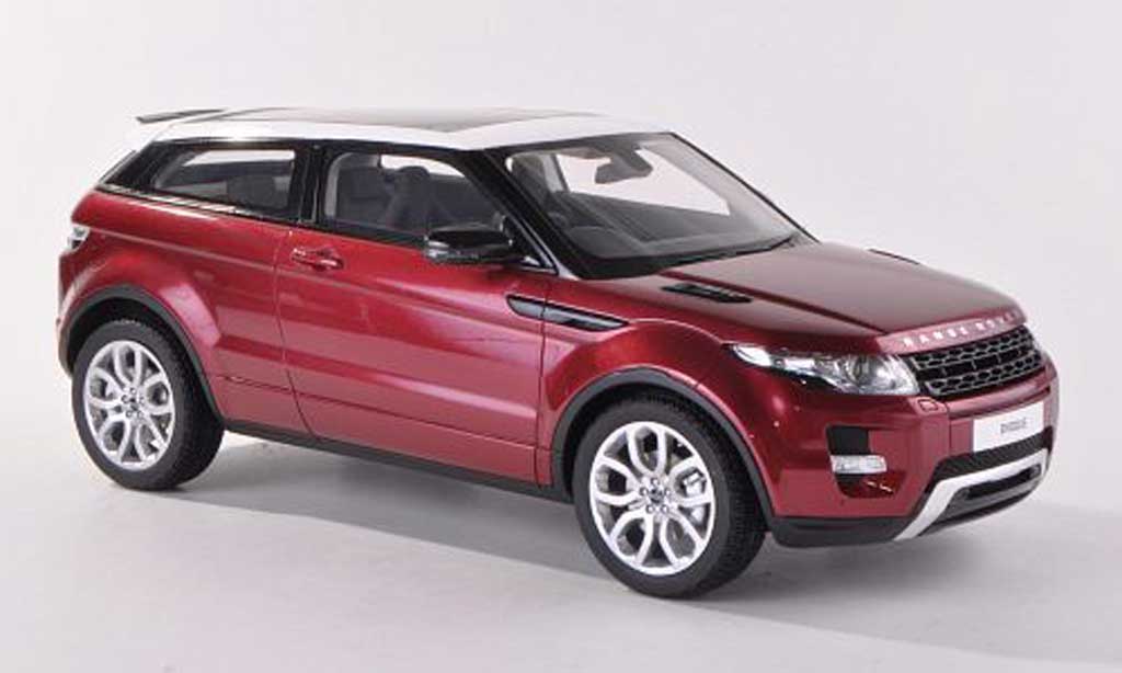 Range Rover Evoque 1/18 Century Dragon rood RHD 3-Turer 2012 modelauto