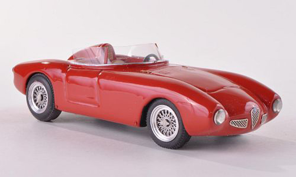 Alfa Romeo 1900 Spyder 1/43 Jolly Model Spyder S Zagato Conrero Stradale rood 1957 modelauto