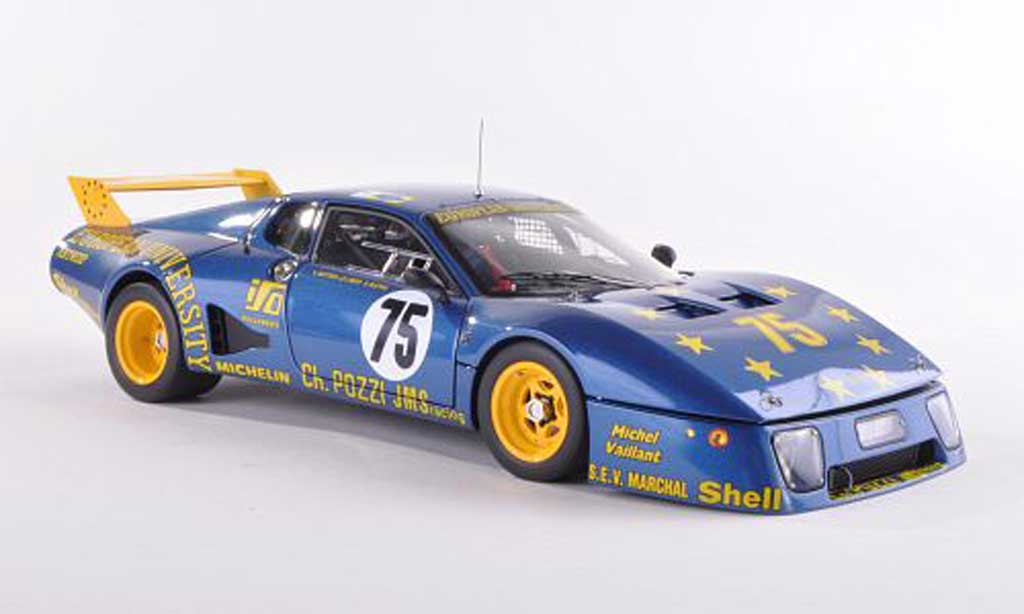 Ferrari 512 BB LM 1/18 BBR Models BB LM No.75 Team JMS Racing 24h Le Mans 1980 Gutteny/Libert/Blynie modelauto