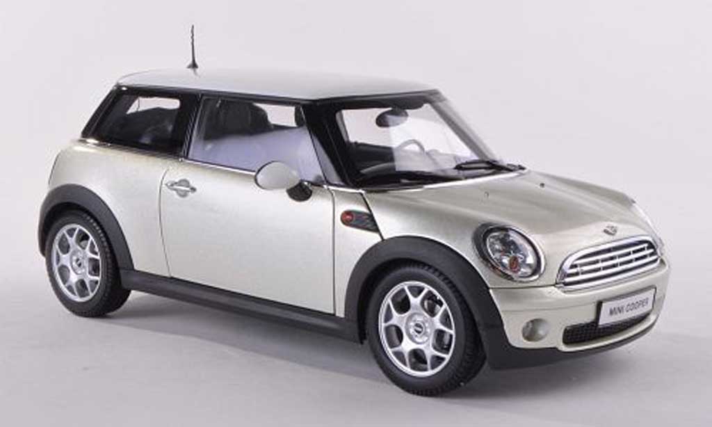 Mini Cooper D 1/18 Kyosho D clair-beige avec witem toit modelauto