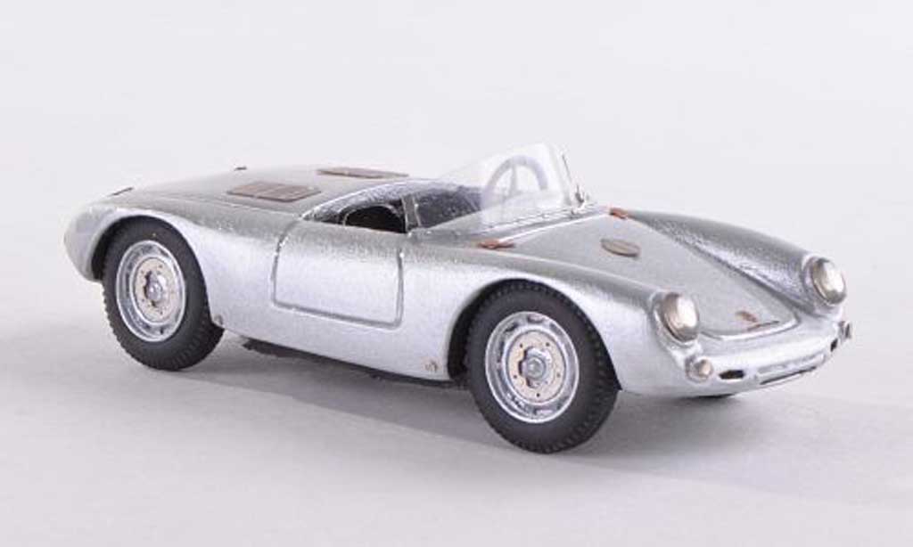 Porsche 550 1952 1/43 Jolly Model 1952 Glockner Spyder grijs modelauto