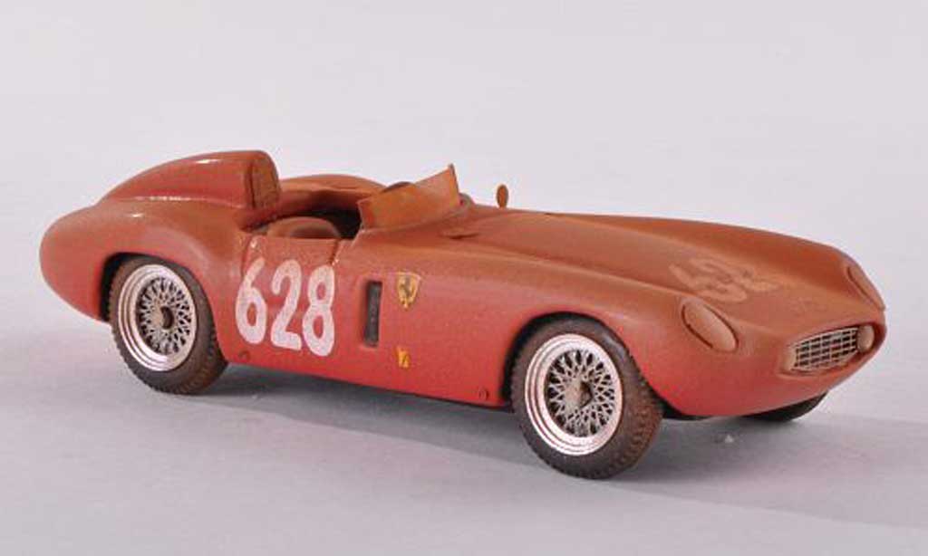 Ferrari 500 Mondial 1/43 Jolly Model Mondial Scaglietti No.628 Mille Miglia avec Schmutzeffekt 1955 M.Della Favera modelauto