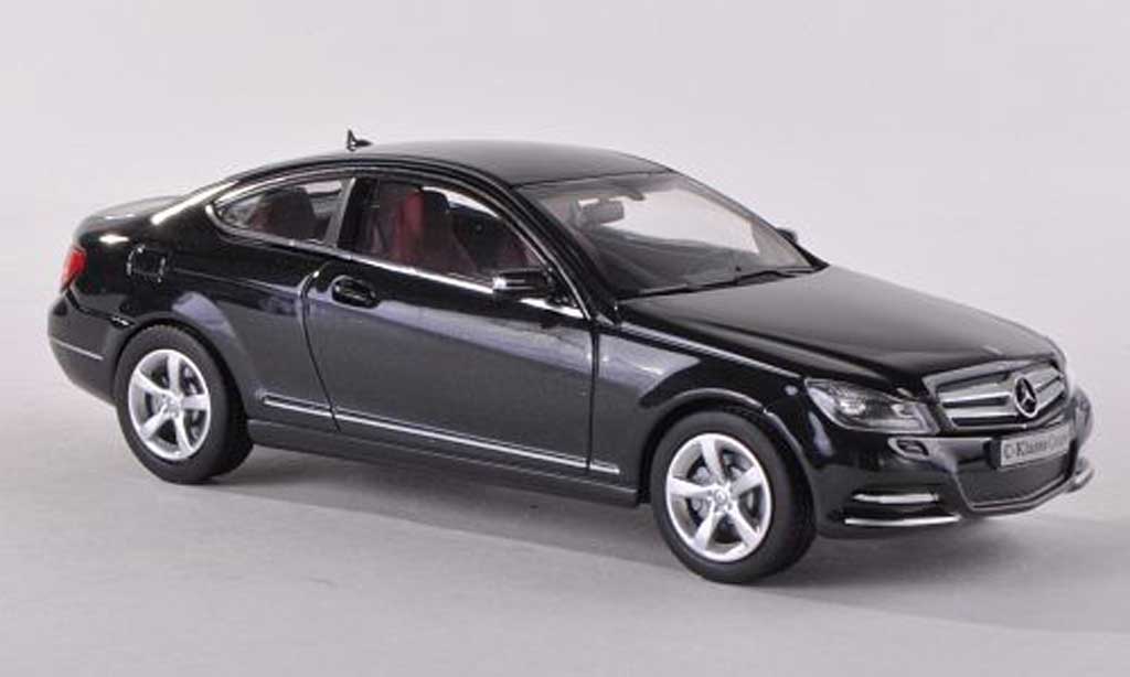 Mercedes Classe C 1/43 Norev (C204) zwart Facelift modelauto