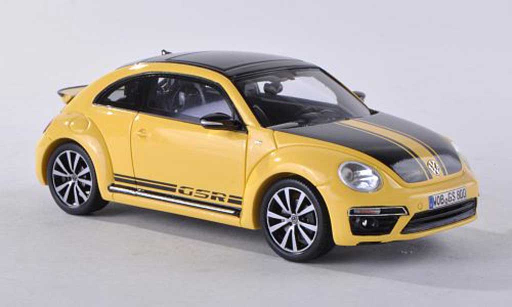 Volkswagen Beetle 1/43 Spark GSR geel/zwart 2013 modelauto