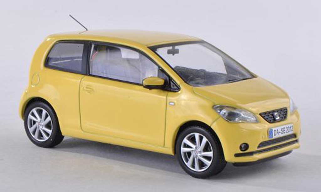 Seat Mii 1/43 Seat clair-geel 2011 modelauto