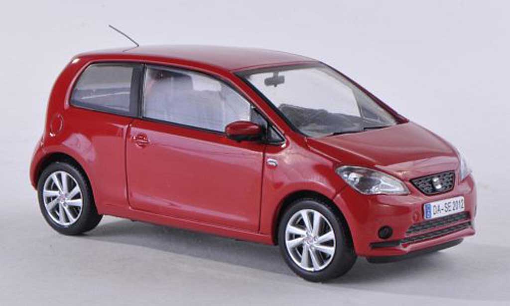 Seat Mii 1/43 Seat rood 2011 modelauto