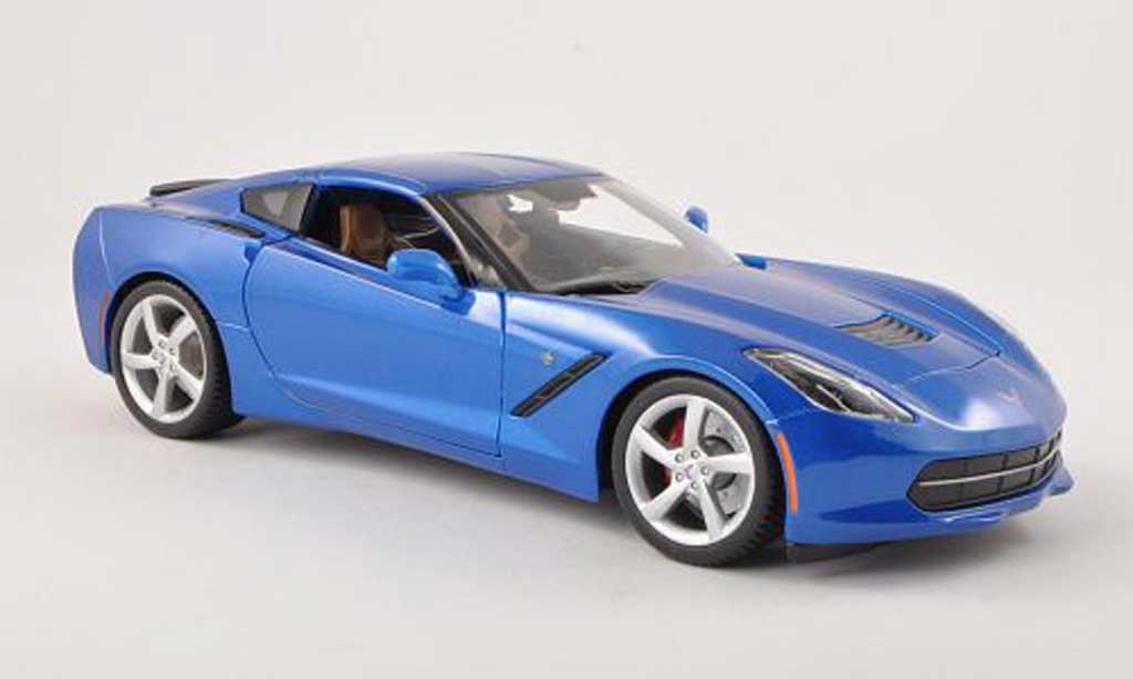 Chevrolet Corvette C7 1/18 Maisto C7 Stingray (C7) blauw modelauto