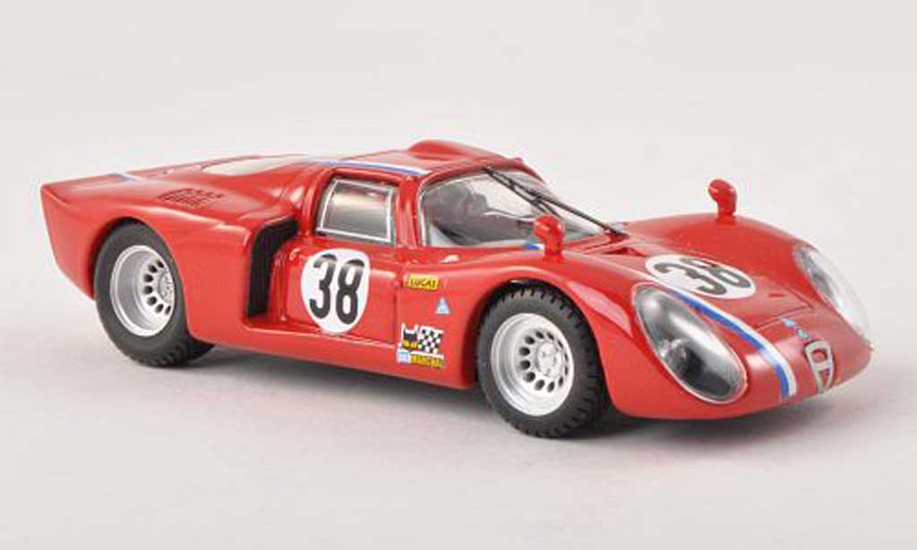 Alfa Romeo 33.2 1968 1/43 Best 1968 C No.38 vehicule de test 24h Le Mans Gosselin/Trosch modelauto