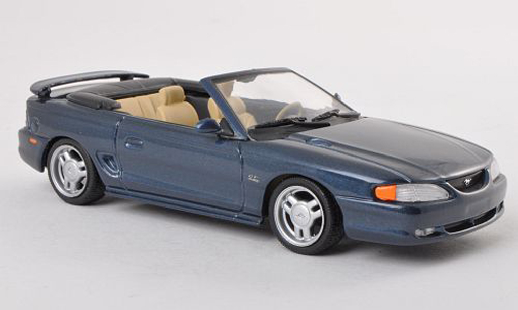 Ford Mustang 1994 1/43 Minichamps 1994 cabriolet blauw modelauto