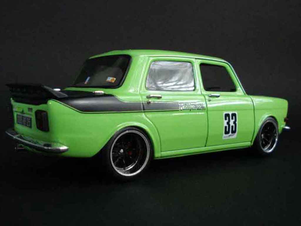 Simca 1000 Rallye 2 2 groen 1/18 Norev