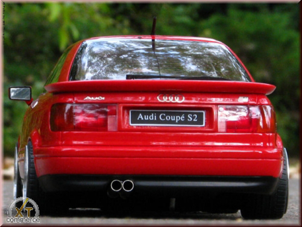 Audi S2 1/18 Ottomobile rood jantes BBS 18 pouces modelauto