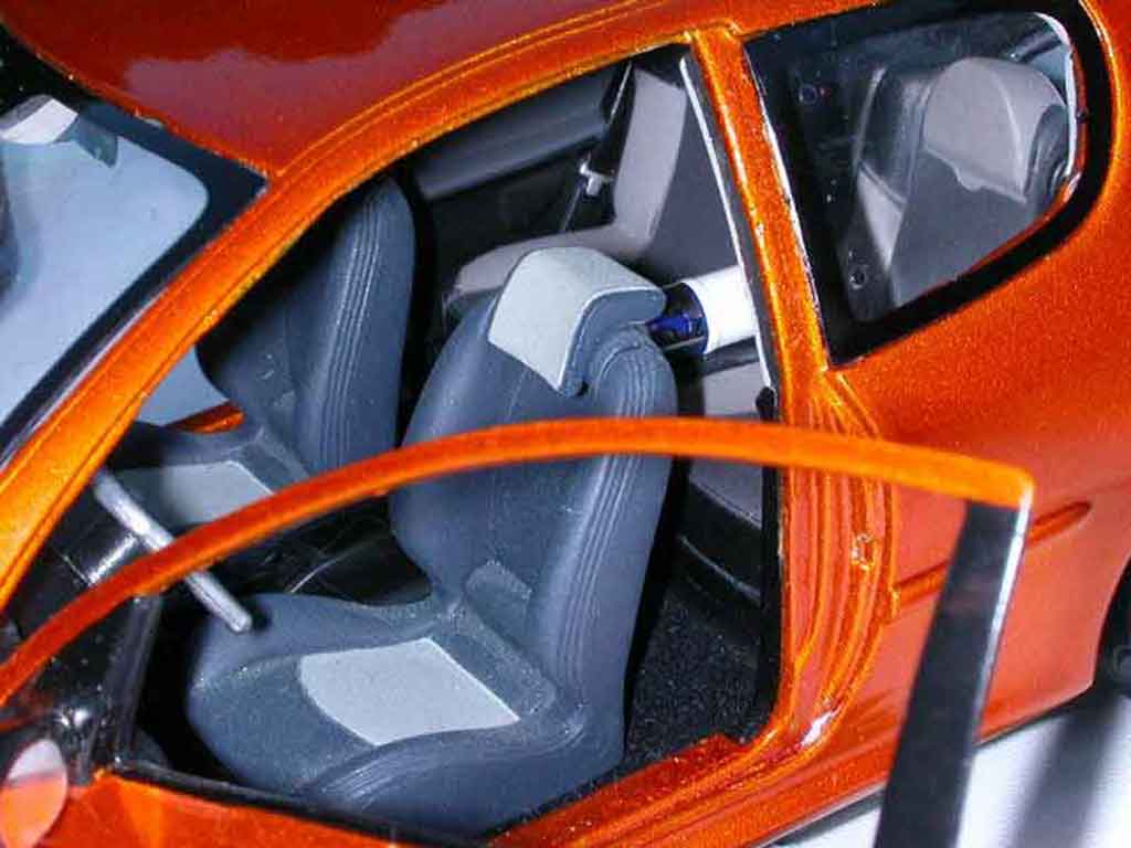 Peugeot 206 RC oranje tuning 1/18 Norev