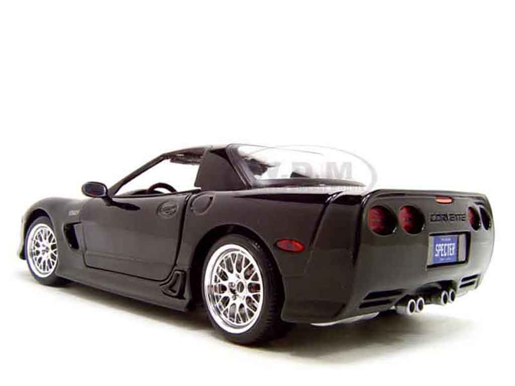 Chevrolet Corvette Z06 C5 specter werkes zwart 1/18 Maisto
