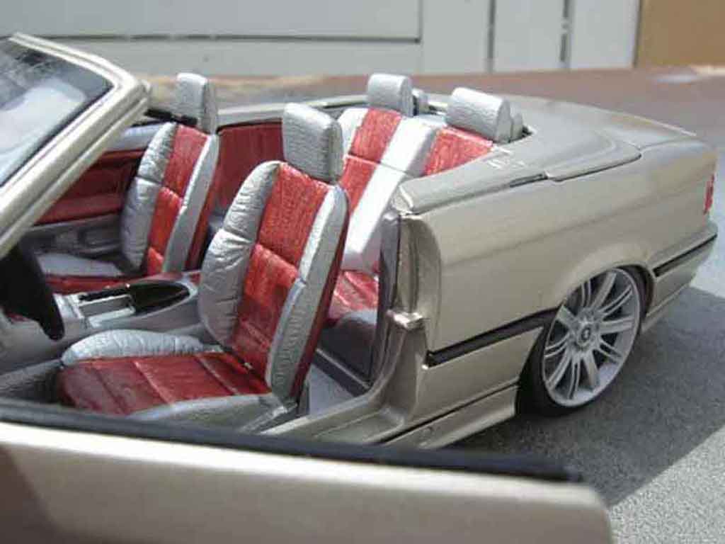 Bmw 325 Cabriolet E36 jantes 645i 1/18 Maisto