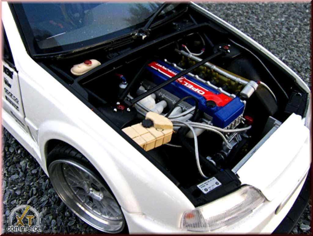 Opel Omega Lotus 3000 wit jantes 19 pouces bbs 1/18 Minichamps