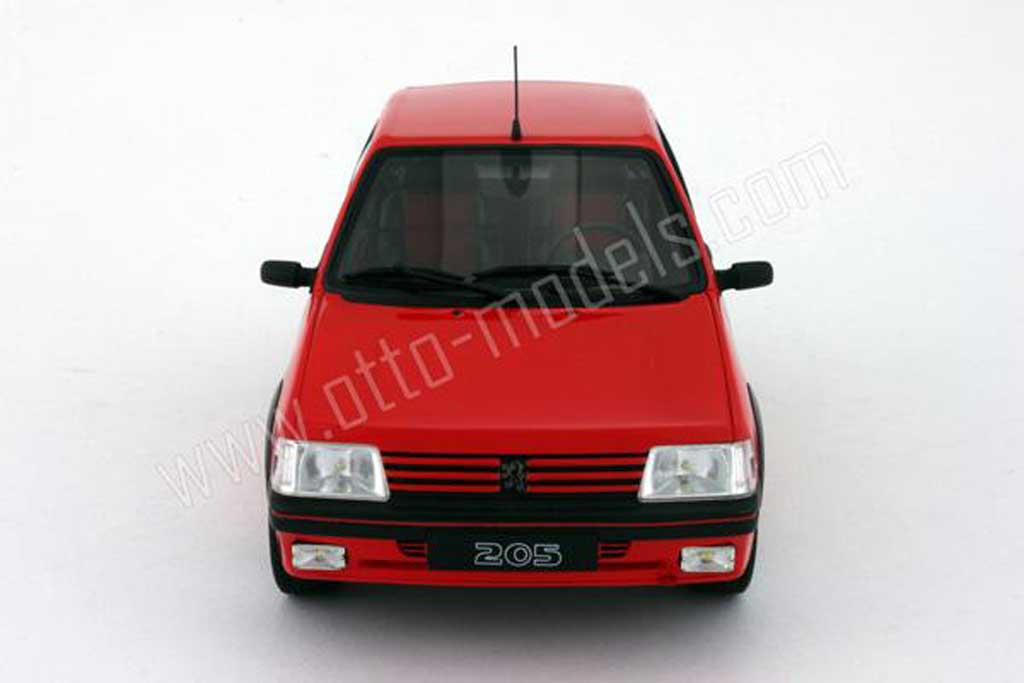 Peugeot 205 GTI 1.6 rood vallelunga 1991 phase 2 1/18 Ottomobile