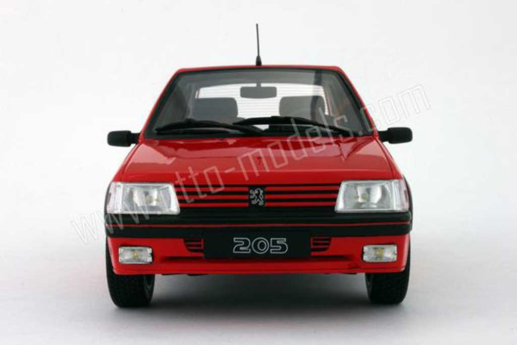 Peugeot 205 GTI 1.6 rood vallelunga 1991 phase 2 1/18 Ottomobile