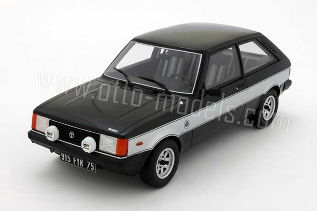 Talbot Sunbeam 1/18 Ottomobile lotus 1981 zwart bandes grijss modelauto