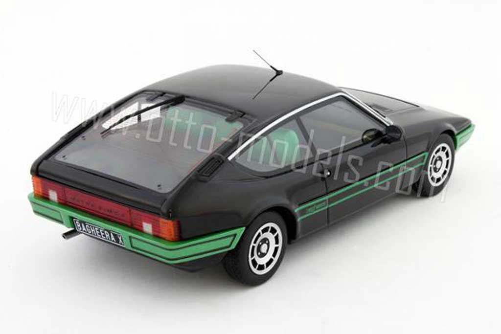 Simca Bagheera X 1978 zwart bandes groens 1/18 Ottomobile