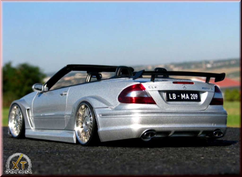 Mercedes Classe CL AMG DTM cabriolet K grijs jantes alu alpina 20 pouces 1/18 Kyosho