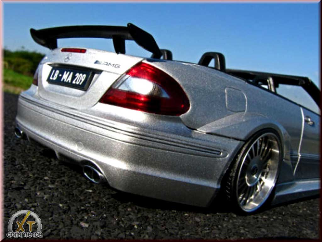 Mercedes Classe CL AMG DTM cabriolet 1/18 Kyosho K AMG DTM cabriolet grijs jantes alu alpina 20 pouces modelauto