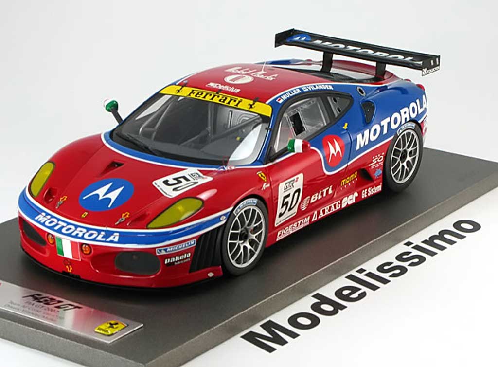 Ferrari F430 GT 1/18 BBR Models GT no.50 fia gt champions vilander muller 2007 motorola modelauto