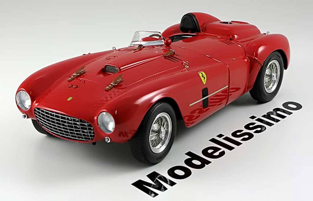 Ferrari 375 1/18 BBR Models plus street 1954 rood modelauto