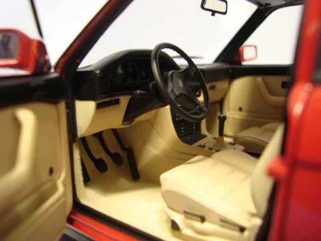 Bmw M5 tuning E28 rood jantes bbs 17 pouces 1/18 Autoart