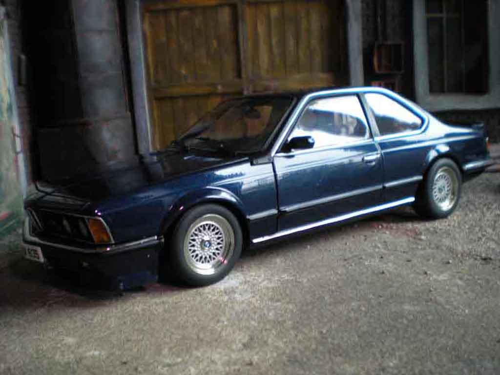 Bmw 635 CSi m blauw m&eacute;tallis&eacute; 1/18 Autoart