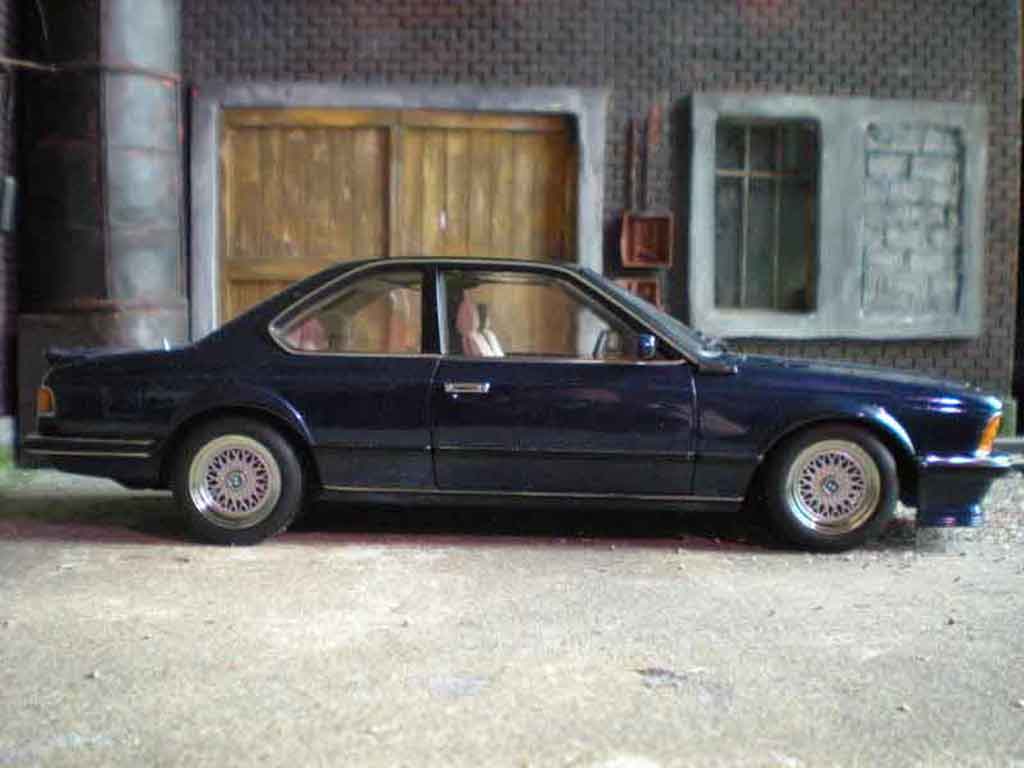Bmw 635 CSi m blauw m&eacute;tallis&eacute; 1/18 Autoart