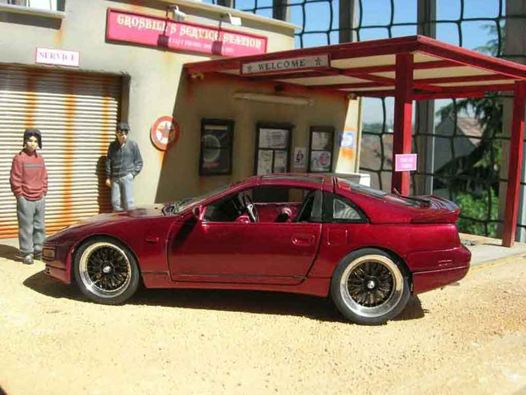 Nissan 300 ZX rood 1/18 Kyosho