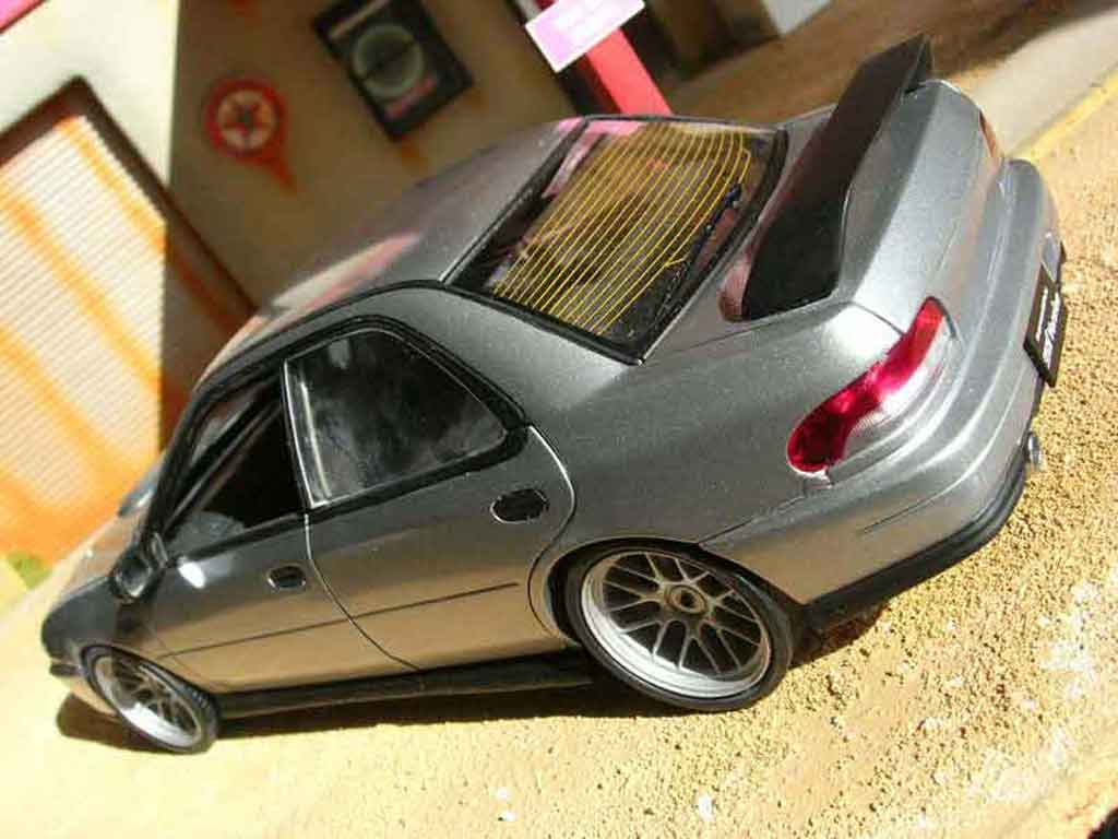 Subaru Impreza STI GT Turbo wrx grijs 1/18 Autoart