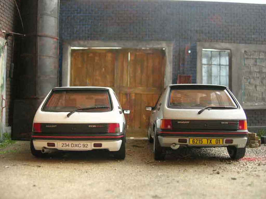 Peugeot 205 GTI 1.9 Blanc Meije ligne groupe n 1/18 Solido