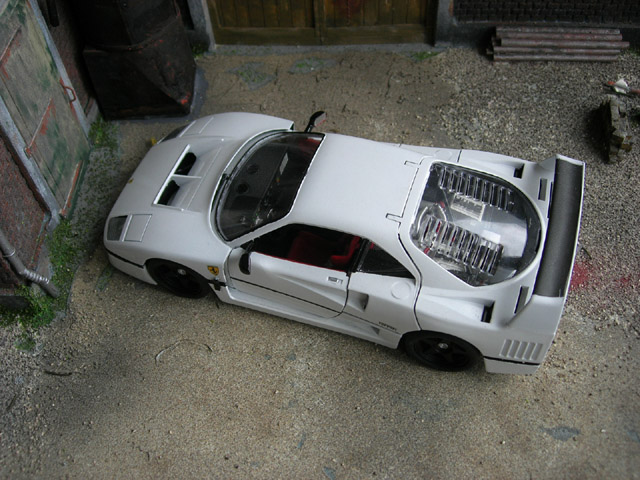 Ferrari F40 LM wit 1/18 Burago