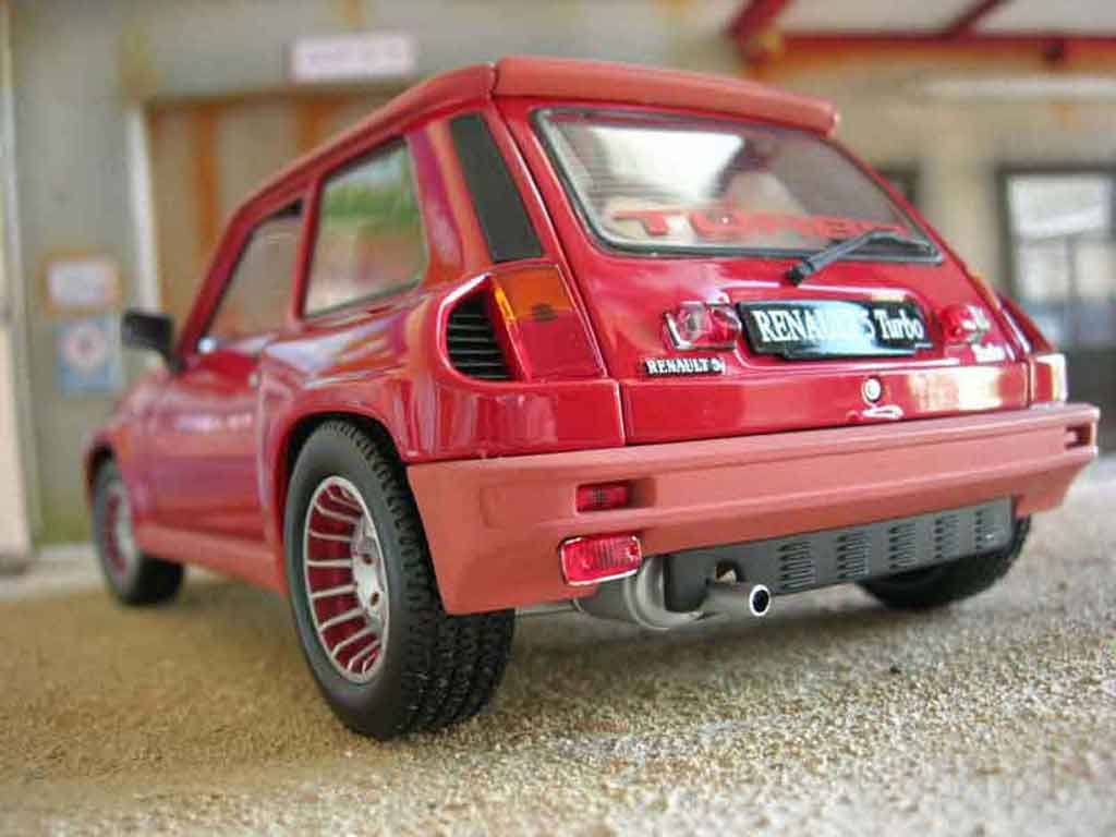 Renault 5 Turbo 1 rood 1/18 Universal Hobbies