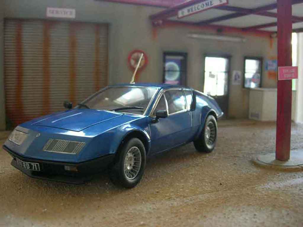 Alpine A310 rallye blauw 1/18 Norev