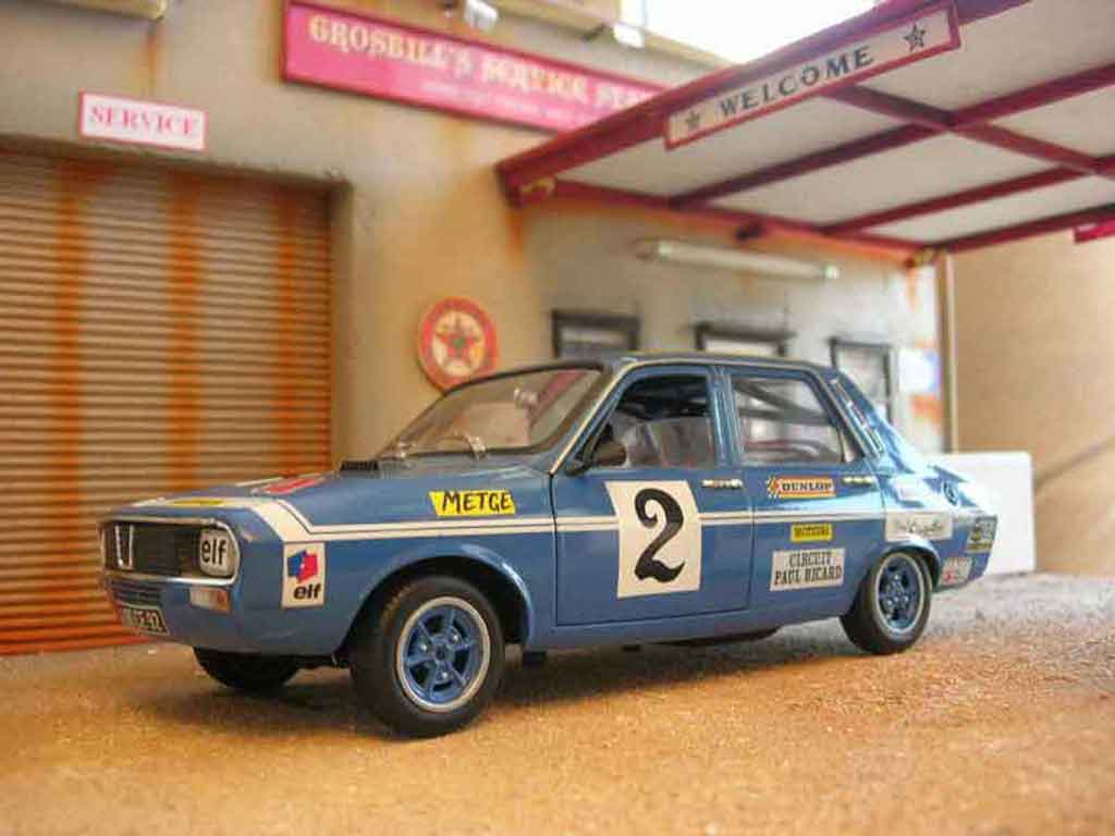 Renault 12 Gordini rallye #2 blauw 1/18 Solido