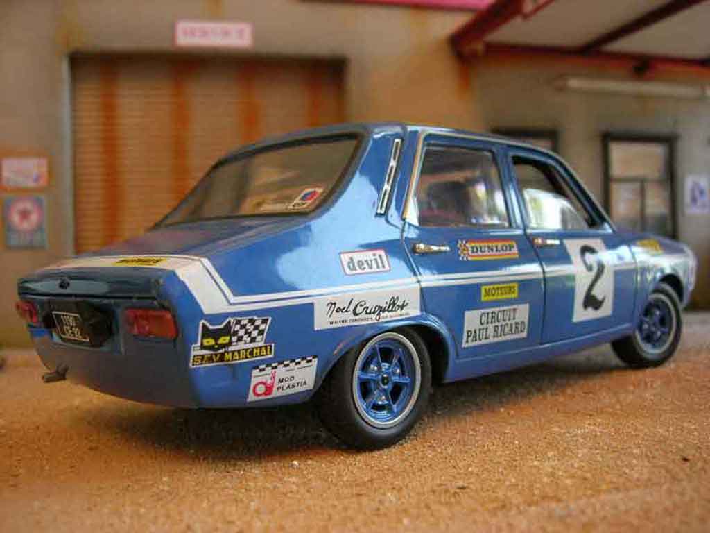 Renault 12 Gordini rallye #2 blauw 1/18 Solido