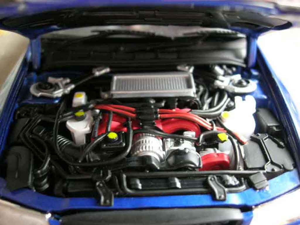 Subaru Impreza STI GT Turbo wrx blauw 1/18 Autoart