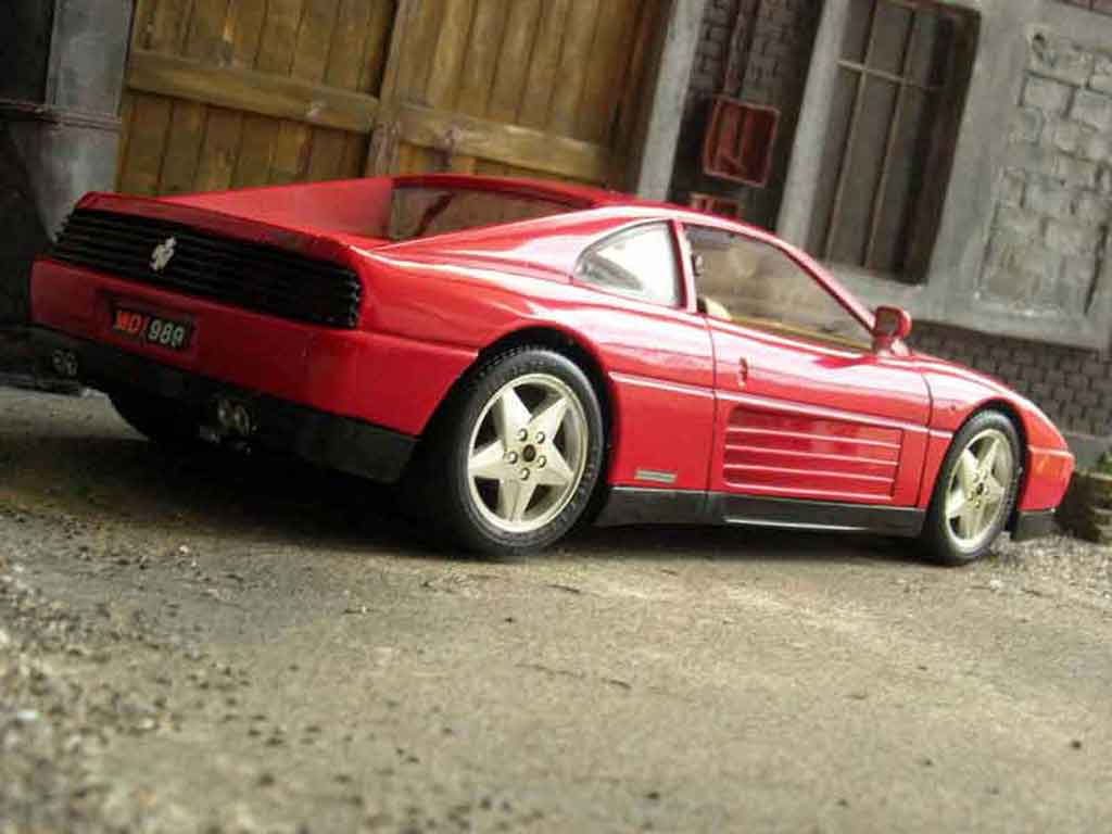 Ferrari 348 TB rood 1/18 Burago