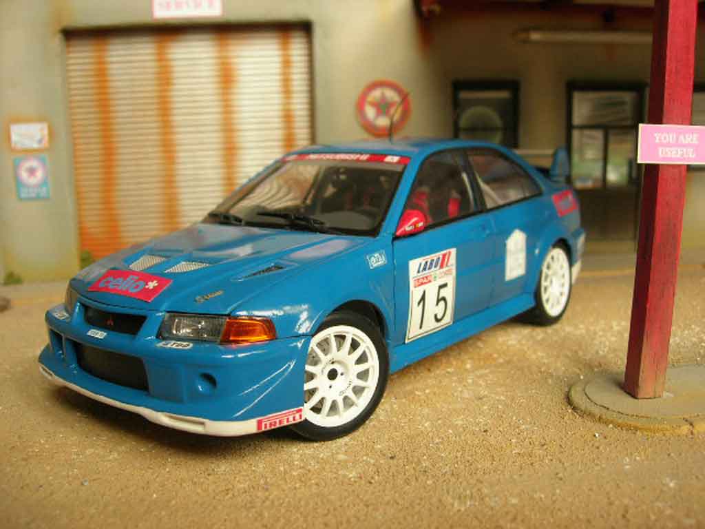 Mitsubishi Lancer Evolution VI 1/18 Autoart Evolution VI rallye modelauto