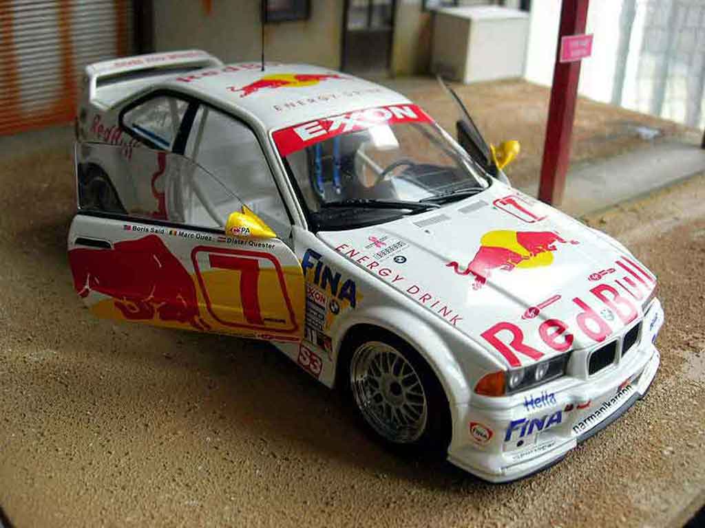 Bmw M3 coupe GTR E36 red bull 1997 1/18 Ut Models