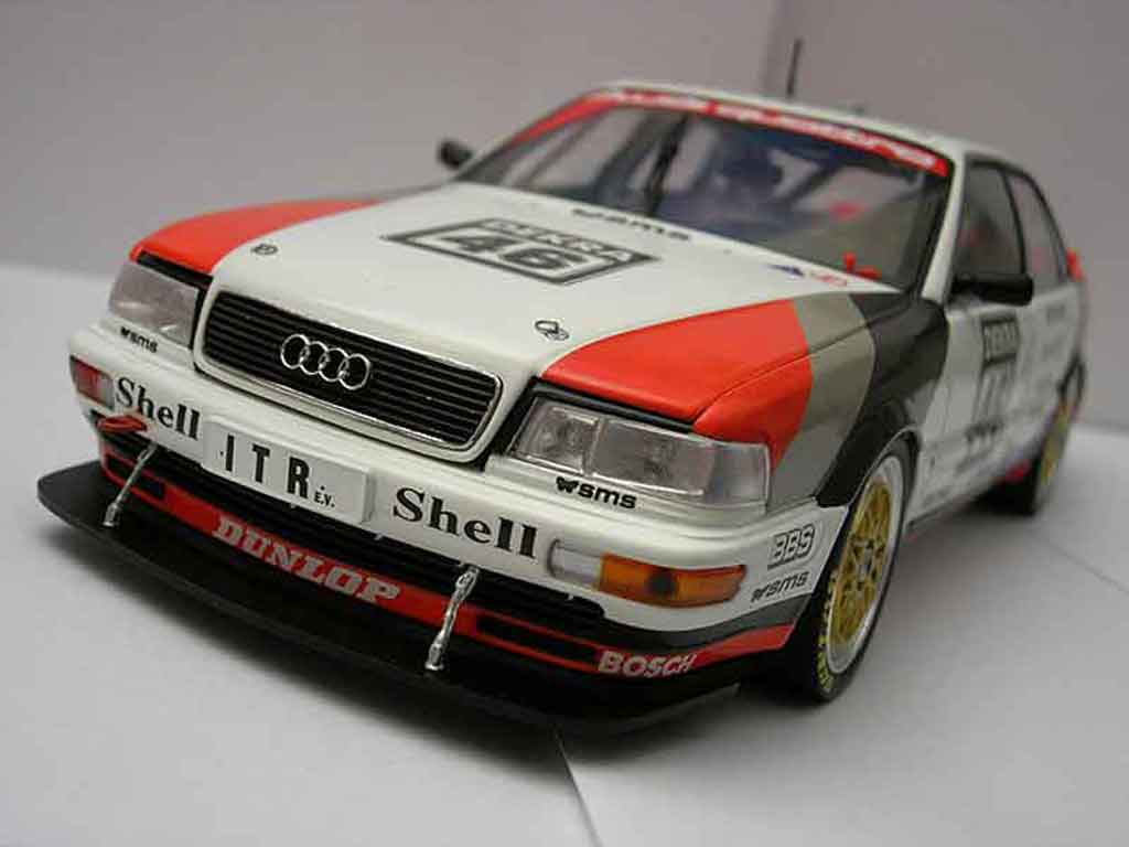 Audi V8 Quattro 1/18 Minichamps Quattro #46 dtm 1991 modelauto