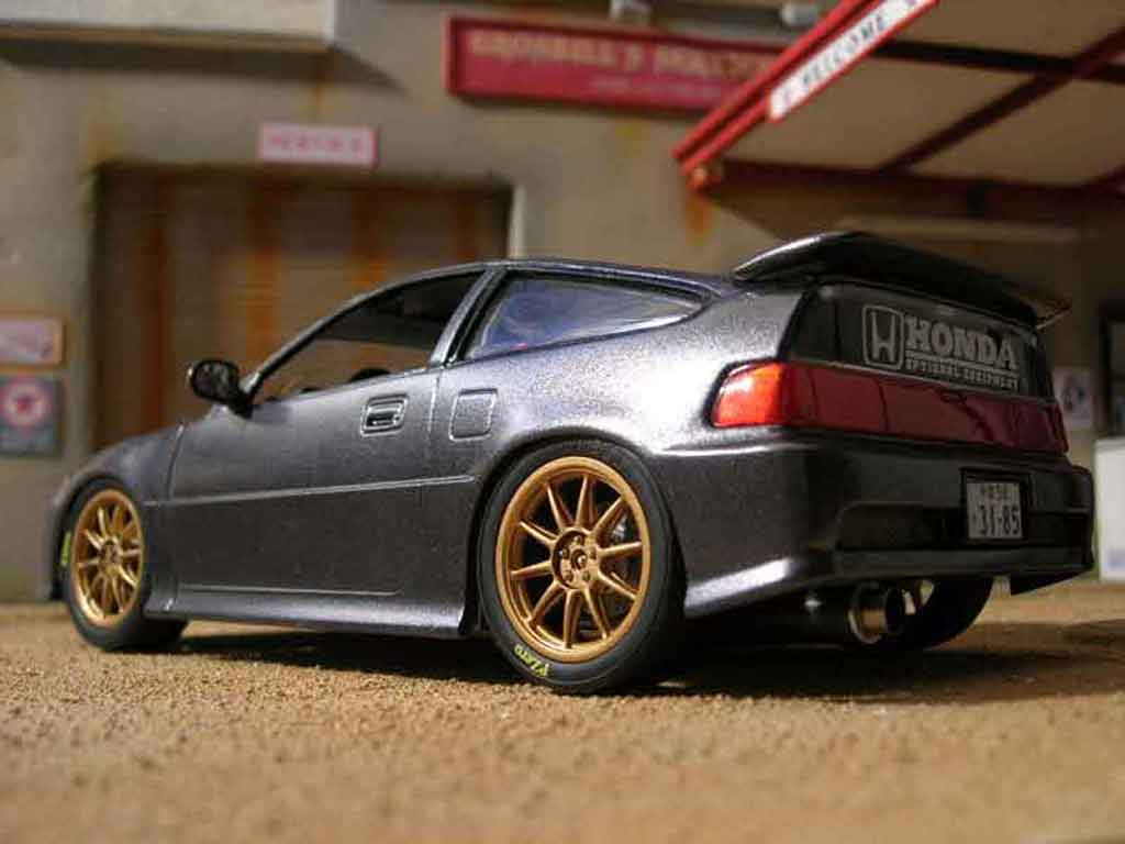 Honda CRX Base jdm grijs 1/18 Hot Wheels