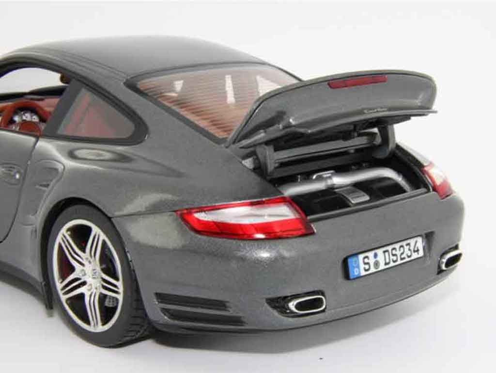 Porsche 911 Turbo grijs 1/18 Norev